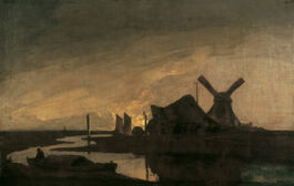 John Crome: Moonrise on the Yare