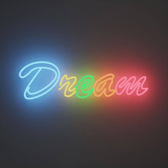 Chila Kumari Singh Burman Dream neon light