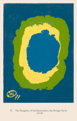 Ithell Colquhoun: 15. The Daughter of the Reconcilers, the Bringer-forth of Life from Taro: Major Arcana