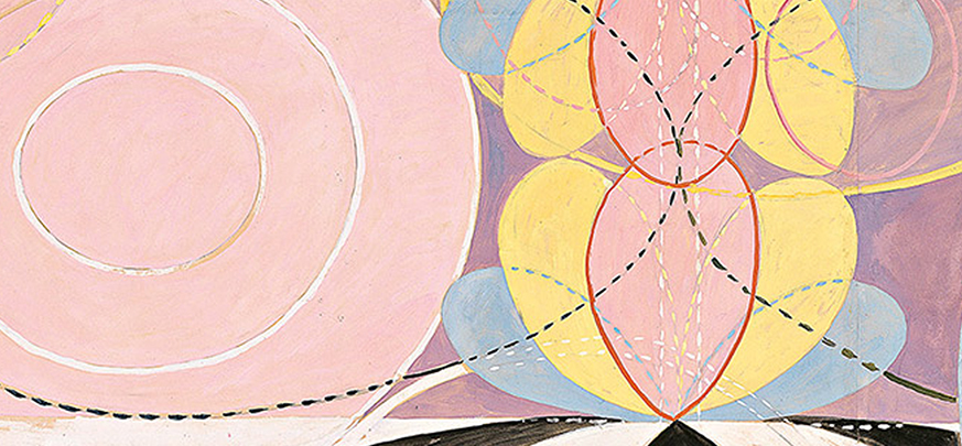 Art prints by abstract themed / Featured Image: Hilma af Klint: The Ten Largest, Group IV No. 6, Adulthood (1907)